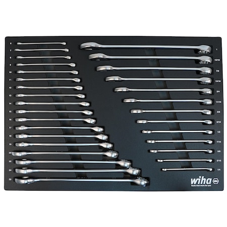 Combination Wrench Tray Set 31 pcs- SAE MPN:30492