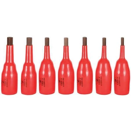 SocketBitSet, 3/8in, Chrome, SAE MPN:31890