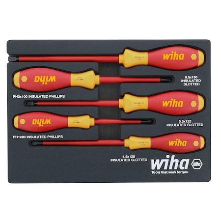 Insulated SoftFinish Cushion Grip Screwd MPN:32081