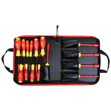 Insulated Screwdriver/Nutdriver Set, 15pc MPN:32190