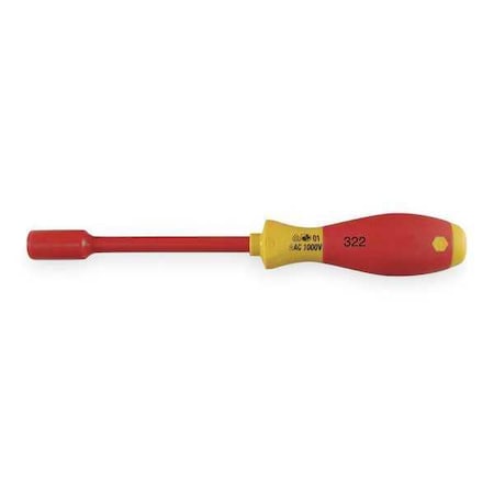 Nut Driver, 9.0mm, Solid, Ergo, Ins, 5 in. MPN:32224