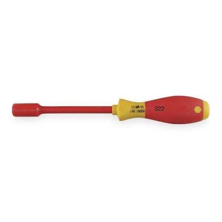 Nut Driver, 13.0mm, Solid, Ergo, Ins, 5 in. MPN:32236