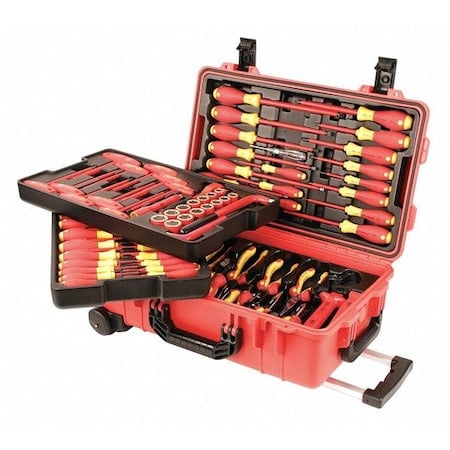 80 pc Insulated Tool Set, SAE, Rolling Tool Case MPN:32800
