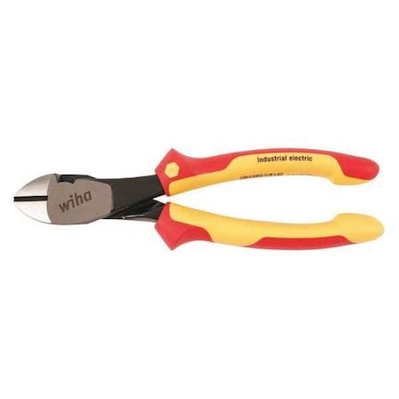 8 in High Leverage Diagonal Cutting Plier Standard Cut Oval Nose Insulated MPN:32939