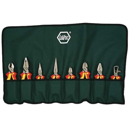 8 Piece Bi-Material Grip Plier Set Insulated Handle MPN:32987