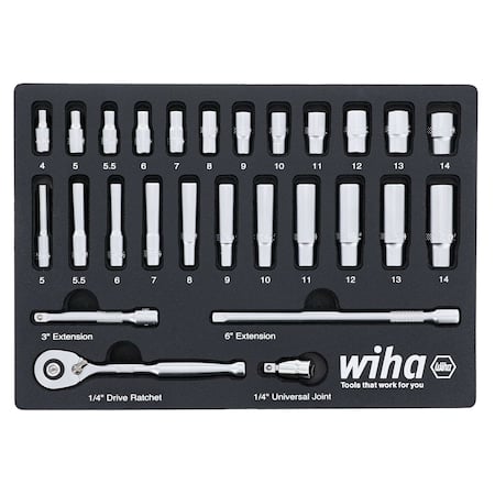 Professional Socket Tray, 1/4