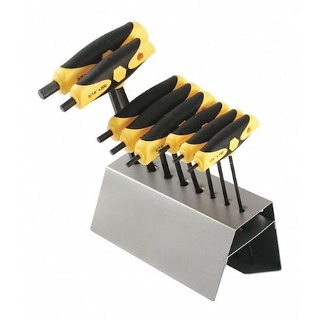 8 Piece SAE T-Shape Hex Key Set, 33499 MPN:33499