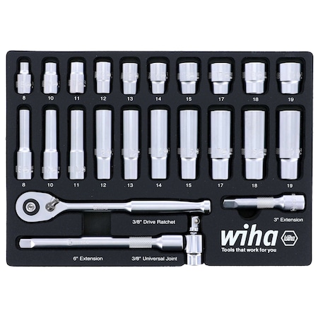 Professional Socket Tray 3/8