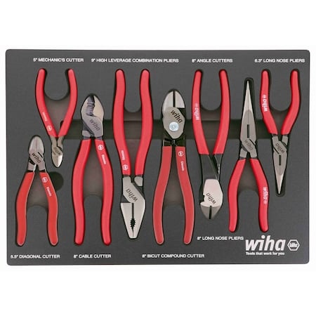 Classic Grip Pliers and Cutters Tray 8pc MPN:34682