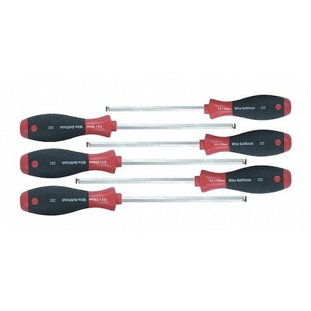 6 Piece Metric Long Handle Hex Key Set, 36792 MPN:36792