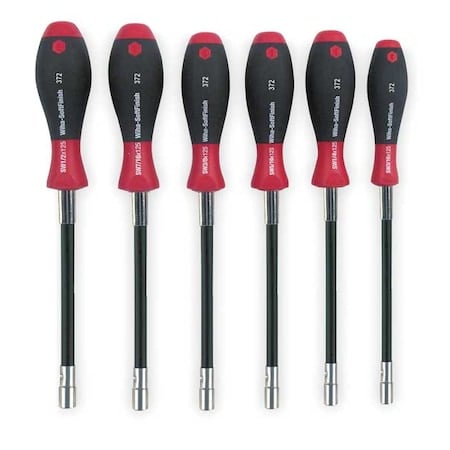 Nut Driver Set, 7 Pieces, Metric, Flexible MPN:37291