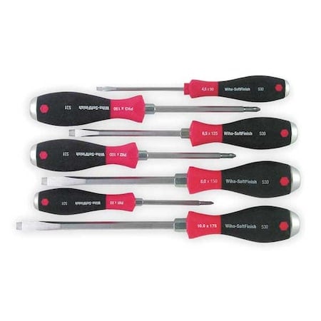 Demo Screwdriver Set, Slotted/Phillips, 7 pcs MPN:53097