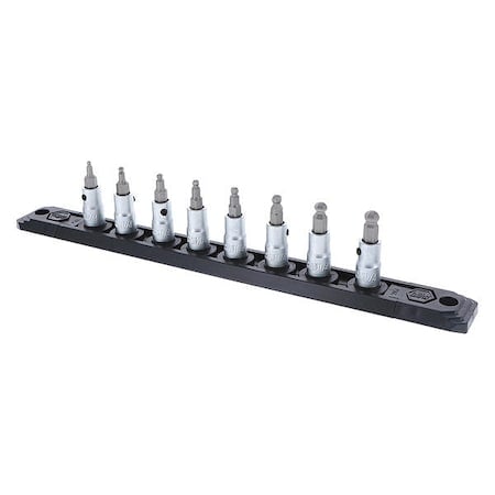 Ball End Hex Bit Set, Pieces 9 MPN:71798