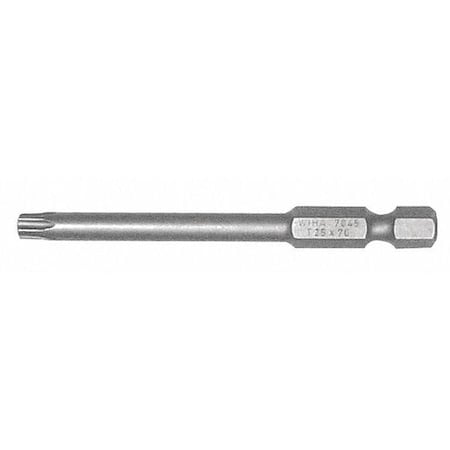 T20 Torx Power Bit, 1/4In. Hex Drive, 2., PK10 MPN:74551