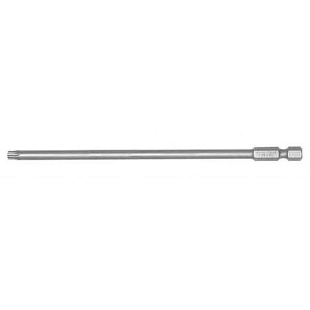 T25 Torx Power Bit, 1/4In. Hex Drive, 6I MPN:74589