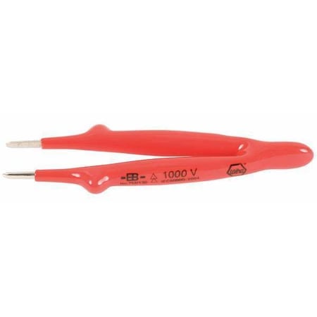 Insulated Tweezers, Straight Blunt, 5 In MPN:75210