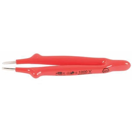 Insulated Tweezers, Straight Blunt, 6 In MPN:75215