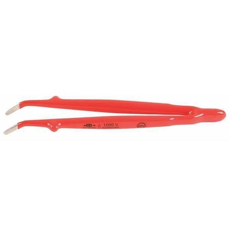 Insulated Tweezers, Angled Blunt, 8 In MPN:75304