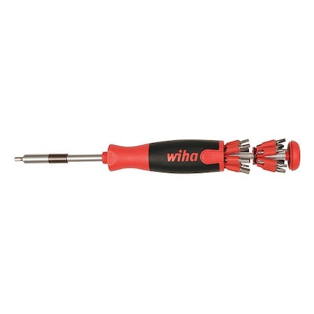 Hex, Phillips, Slotted, Torx® Bit 9 in, Drive Size: 1/4 in, Num. of pieces:26 MPN:77792