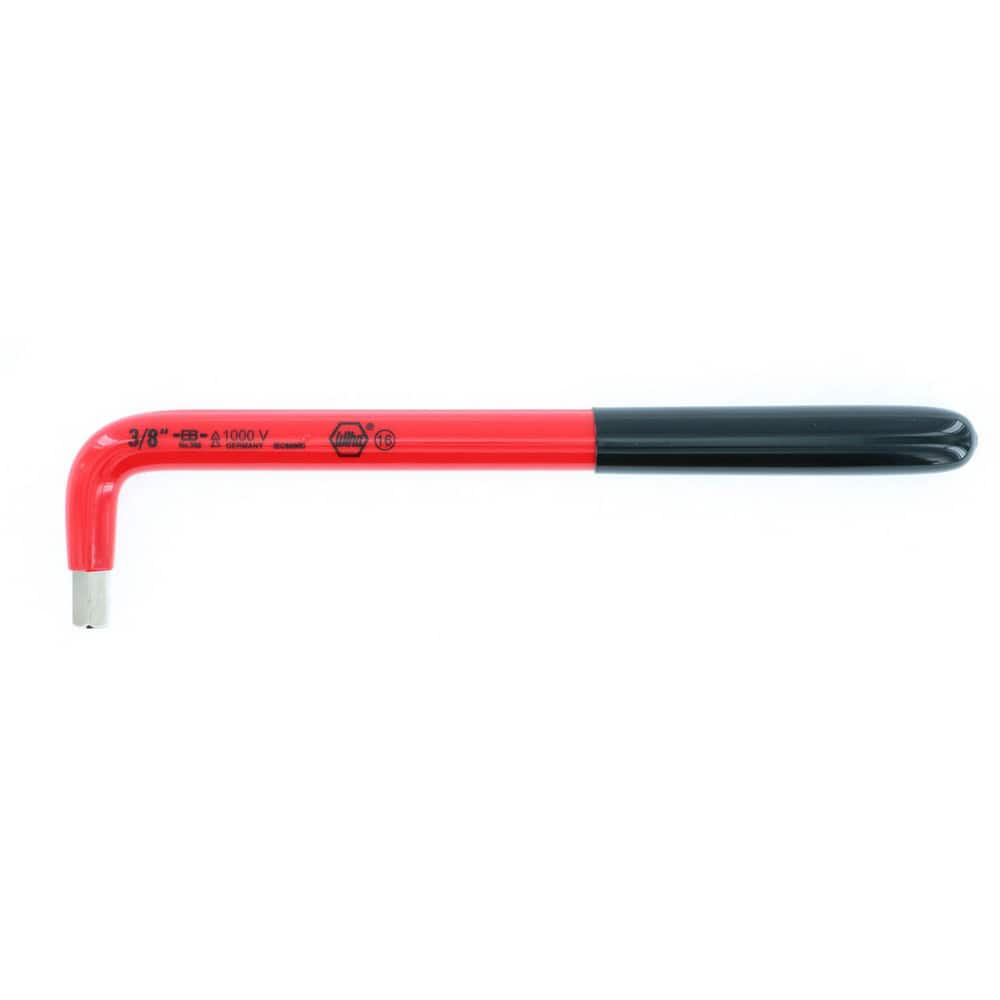 Hex Keys, End Type: Hex , Hex Size (Inch): 3/8 , Handle Type: L-Handle , Arm Style: Long , Arm Length: 9.2in  MPN:13662