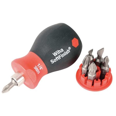 Stubby Screwdriver w/ 7PC Bit MPN:38043
