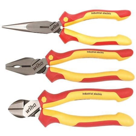 Insul Indl Pliers/Cutters Set 3 Pc MPN:32981