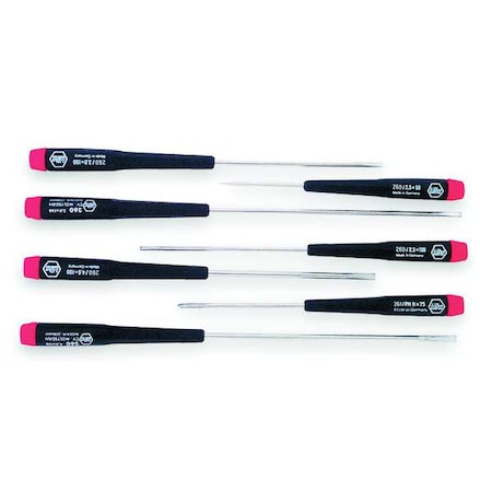 7PC Slotted/Phillips Precision Set Contains 1E MPN:26092