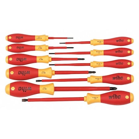 Insulated 10 PC. Screwdriver Set MPN:32093