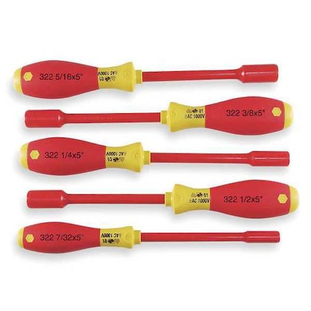 5 Piece Soft Finish Nutdriver Set MPN:32292