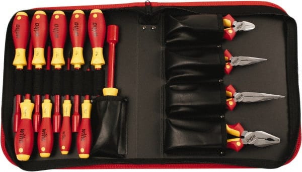Combination Hand Tool Set: 14 Pc, Insulated Tool Set MPN:32192