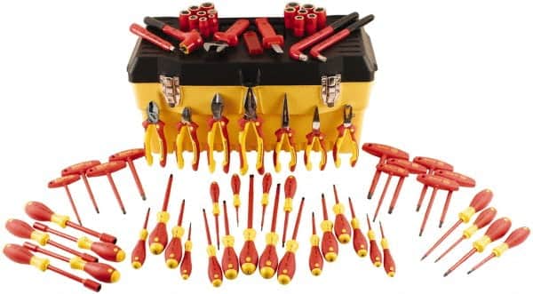 Combination Hand Tool Set: 66 Pc, Insulated Tool Set MPN:32876