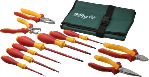 Combination Hand Tool Set: 11 Pc, Insulated Tool Set MPN:32888