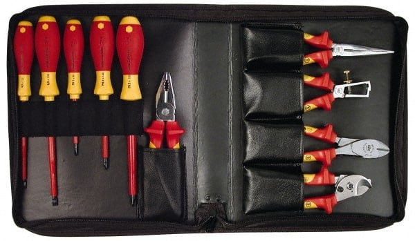 Combination Hand Tool Set: 10 Pc, Insulated Tool Set MPN:32891