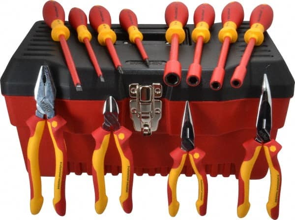 Combination Hand Tool Set: 13 Pc, Insulated Tool Set MPN:32894