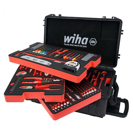 194 Piece Premium Kit In Rolling Tool Box MPN:92100