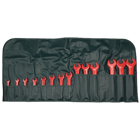 14 Pc Insulated Open Endwrench St - Sae MPN:20190