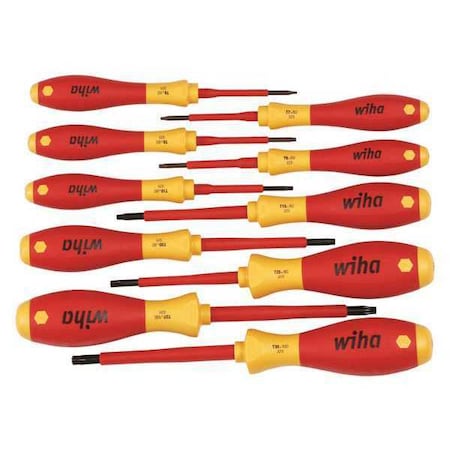 Insulated Cushion Grip Torx Screwdriver Set 10 P MPN:32592
