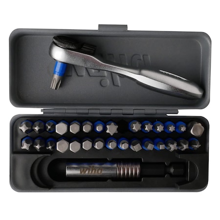 Wiha 32 Pc Gobox Terminatorblue Impact Bit Set MPN:76889