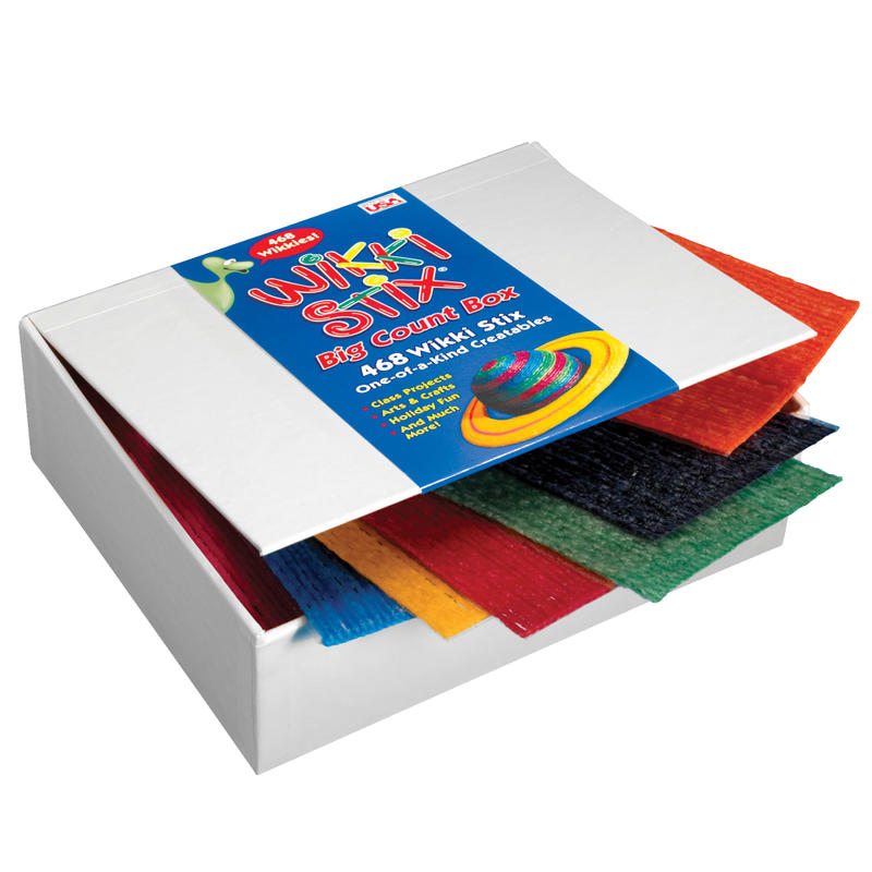 Wikki Stix Big Count Box, Box Of 468 MPN:WKX805