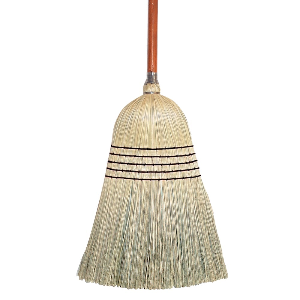 Wilen Janitor Corn-Blend Brooms, 55 1/2in, Pack Of 6 MPN:E504028