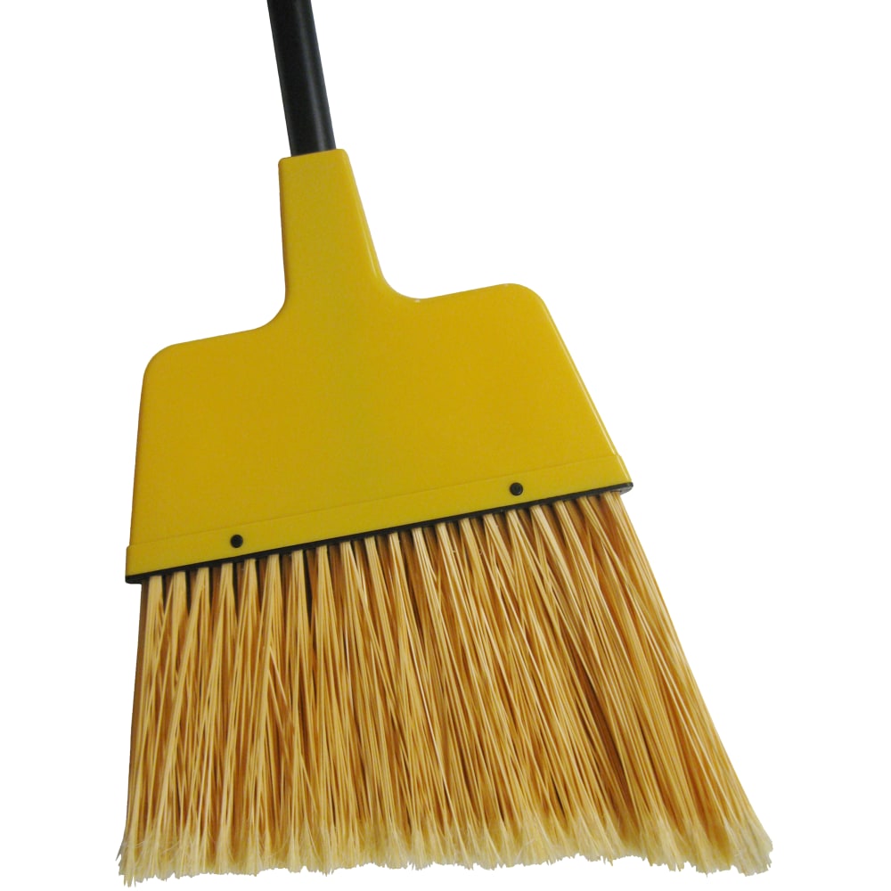 Wilen Complete Angle Broom, Large, 48in Handle, Black/Yellow MPN:E507012