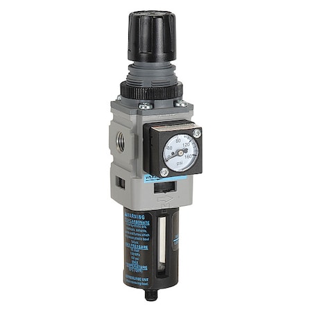 Filter-Regulator, Max. Incoming 250 psi MPN:B08-02-FLG0B