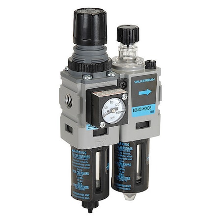 Filter/Regulator Lubricator, 2 pcs, Size - Air Treatment- Subcompact MPN:D08-02-FKG0B