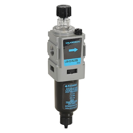 Air Line Lubricator, 52 cfm Max. Flow MPN:L08-02-KL00B