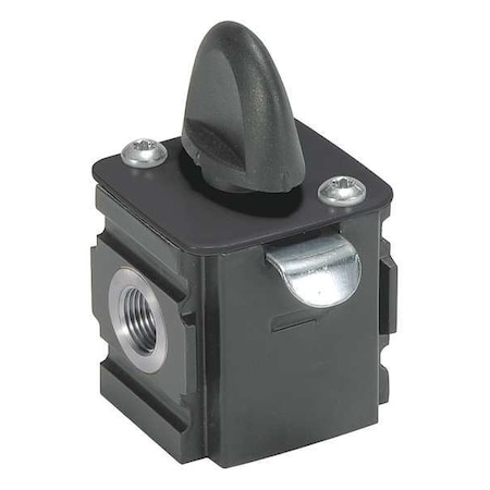 Lock Out Ball Valve, 1/4 in. NPT, 45 cfm MPN:V40-02-B000B