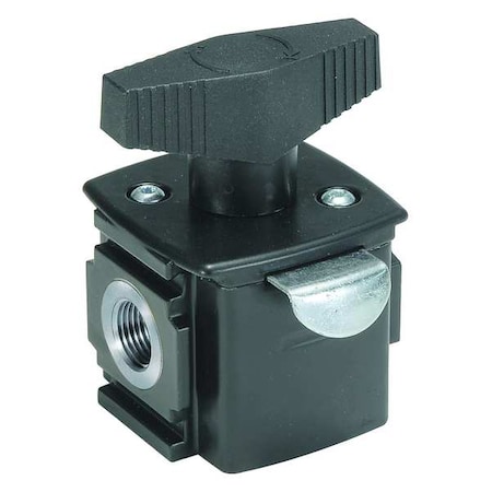 Lock Out Ball Valve, 3/8 in. NPT, 190 cfm MPN:V60-03-B000B