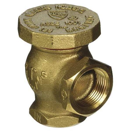 Vacuum Breaker, 1 In., FNPT x FNPT, 125 psi MPN:1-35XL