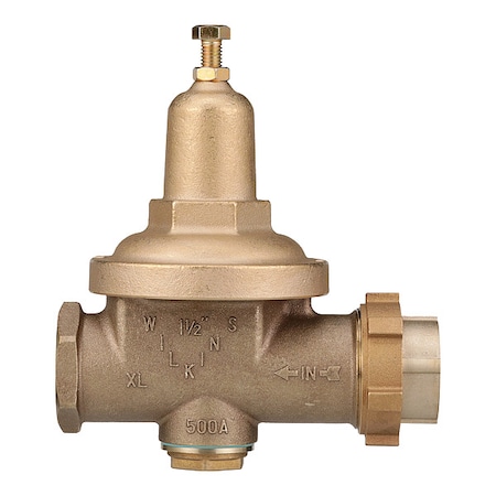 Water Pressure Reducing Valve, 1-1/2 In. MPN:112-500XL