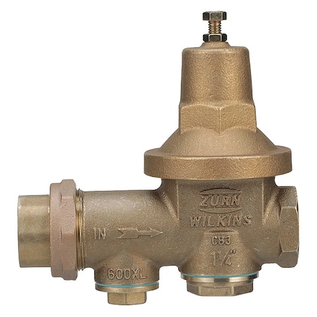 Water Pressure Reducing Valve, 1-1/4
