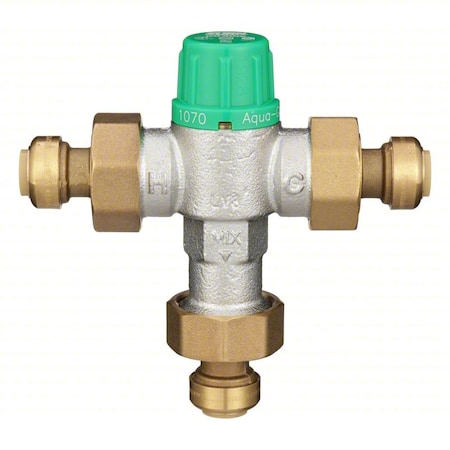 Thermostatic Mixing Valve, 1/2 in Inlet MPN:12-ZW1070XLPF